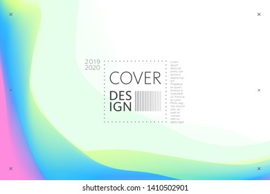 Colorful background. Abstract fluid dynamic shapes. Liquid colors on white background. Modern template for poster or banner