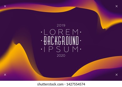 Colorful background. Abstract fluid dynamic shapes. Liquid colors on white background. Modern template for poster or banner