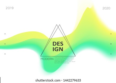 Colorful background. Abstract fluid dynamic shapes. Liquid colors on white background. Modern template for poster or banner