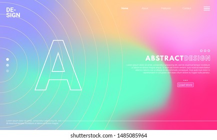 Colorful background. Abstract fluid dynamic shapes. Liquid colors on black background. Modern template for poster or banner. Colorful background. Abstract fluid