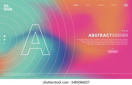 Colorful background. Abstract fluid dynamic shapes. Liquid colors on black background. Modern template for poster or banner. Colorful background. Abstract fluid
