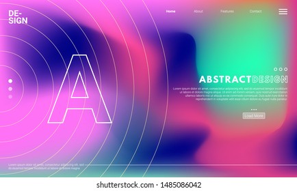 Colorful background. Abstract fluid dynamic shapes. Liquid colors on black background. Modern template for poster or banner. Colorful background. Abstract fluid