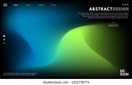 Colorful background. Abstract fluid dynamic shapes. Liquid colors on black background. Modern template for poster or banner. Colorful background. Abstract fluid