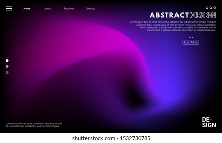 Colorful background. Abstract fluid dynamic shapes. Liquid colors on black background. Modern template for poster or banner. Colorful background. Abstract fluid