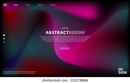 Colorful background. Abstract fluid dynamic shapes. Liquid colors on black background. Modern template for poster or banner. Colorful background. Abstract fluid