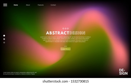 Colorful background. Abstract fluid dynamic shapes. Liquid colors on black background. Modern template for poster or banner. Colorful background. Abstract fluid