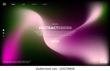 Colorful background. Abstract fluid dynamic shapes. Liquid colors on black background. Modern template for poster or banner. Colorful background. Abstract fluid