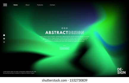 Colorful background. Abstract fluid dynamic shapes. Liquid colors on black background. Modern template for poster or banner. Colorful background. Abstract fluid
