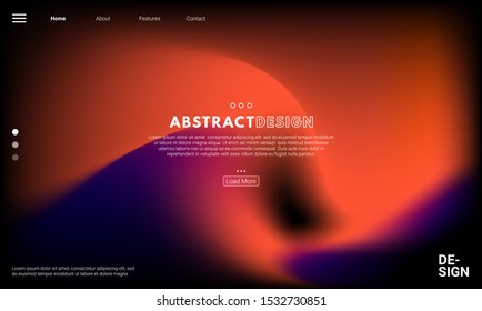 Colorful background. Abstract fluid dynamic shapes. Liquid colors on black background. Modern template for poster or banner. Colorful background. Abstract fluid