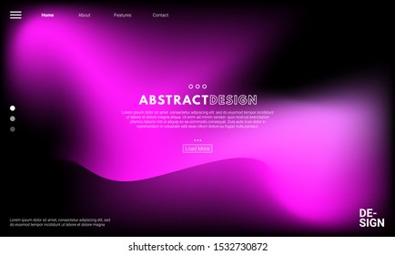 Colorful background. Abstract fluid dynamic shapes. Liquid colors on black background. Modern template for poster or banner. Colorful background. Abstract fluid