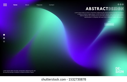 Colorful background. Abstract fluid dynamic shapes. Liquid colors on black background. Modern template for poster or banner. Colorful background. Abstract fluid