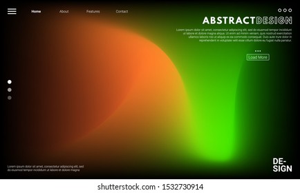 Colorful background. Abstract fluid dynamic shapes. Liquid colors on black background. Modern template for poster or banner. Colorful background. Abstract fluid