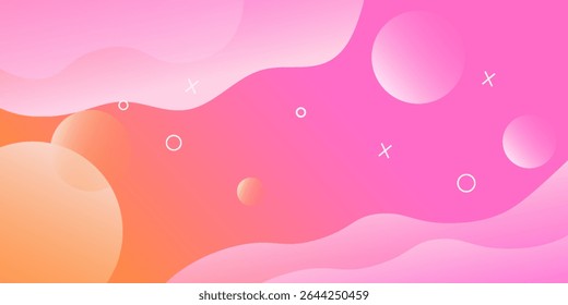 Colorful background with abstract geometric figures. Use for modern design, cover, template, decorated, brochure, flyer.