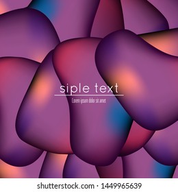 Colorful Background. Abstract gradient. Free form. 