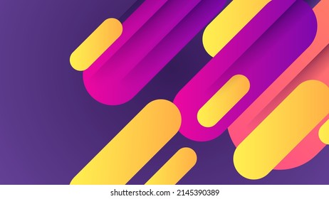 Colorful background with abstract gradient geometric shapes texture decoration. Vector illustration for presentation design, annual report, tech banner, web header
