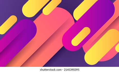 Colorful background with abstract gradient geometric shapes texture decoration. Vector illustration for presentation design, annual report, tech banner, web header