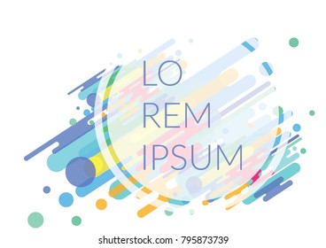 Colorful Background, Abstract Background. modern design. pop style. transparent.