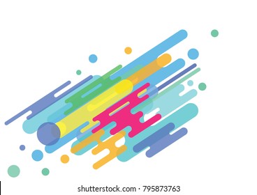 Colorful Background, Abstract Background. modern design. pop style. transparent.