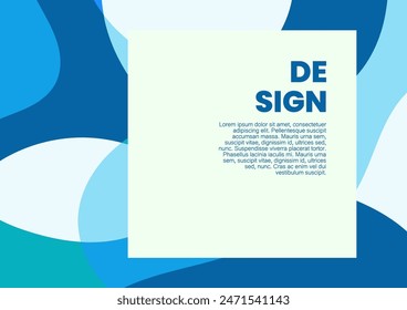 Colorful background with abstract shapes