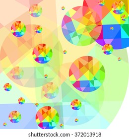 colorful background with abstract shapes