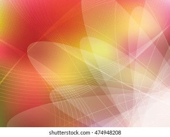 Colorful background with abstract shapes in vector illustration