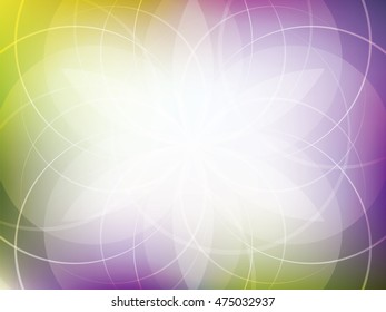Colorful background with abstract shapes in vector illustration.
