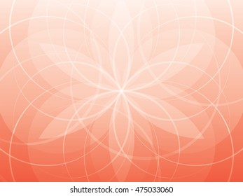 Colorful background with abstract shapes in vector illustration.