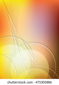 Colorful background with abstract shapes in vector illustration.