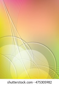 Colorful background with abstract shapes in vector illustration.