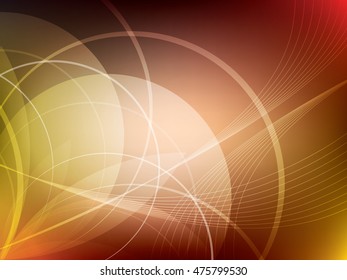 Colorful background with abstract shapes in vector illustration.