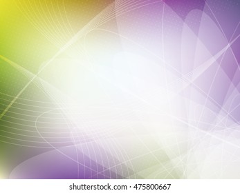Colorful background with abstract shapes in vector illustration.