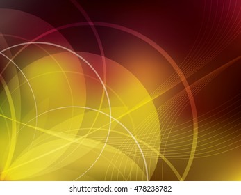 Colorful background with abstract shapes in vector illustration.