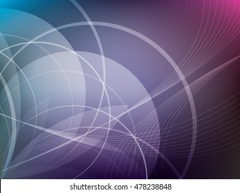 Colorful background with abstract shapes in vector illustration.