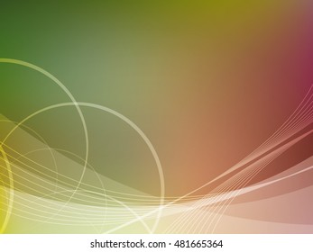 Colorful background with abstract shapes in vector illustration.