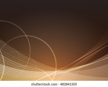 Colorful background with abstract shapes in vector illustration.