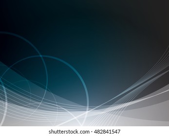 Colorful background with abstract shapes in vector illustration.