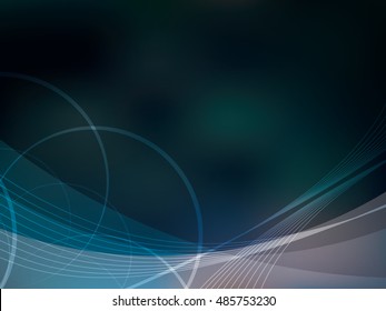 Colorful background with abstract shapes in vector illustration.