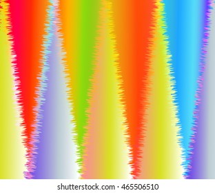 Colorful background of abstract triangles with ragged sides