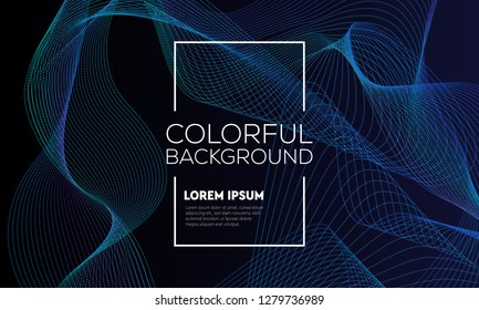 Colorful background abstract or various design artworks, business cards. Future geometric template with transition. Gradient background design composition.
