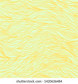 Colorful background with abstract waves. Stripe pattern with many lines. Wavy stripes