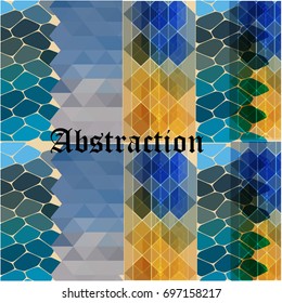 Colorful background, abstraction, mosaic