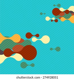 Colorful background for advertising, vector
