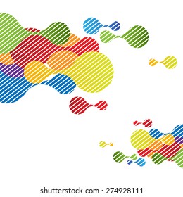 Colorful background for advertising, vector