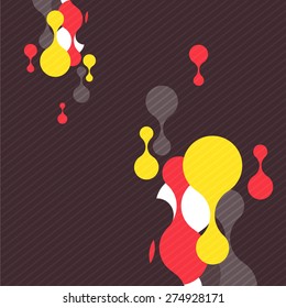 Colorful background for advertising, vector