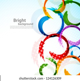 Colorful background with arrows