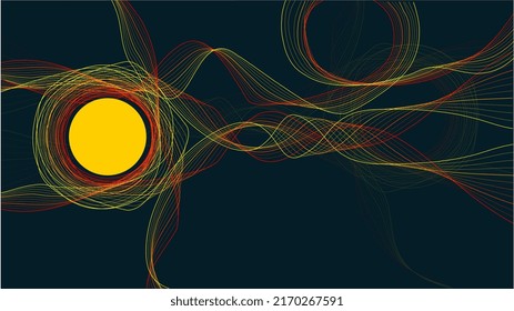 colorful background Big data and illustration. vector