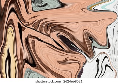 A colorful background with a blue and grey pattern. Liquid texture pattern background Abstract fluid marble pattern background Liquid marbling paint texture background fluid painting abstract

