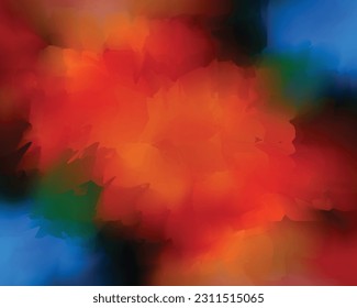 A colorful background with a blurry image