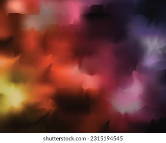 A colorful background with a blurry image