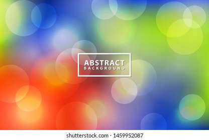 Colorful background bokeh light effect, blue, red, and green mixed